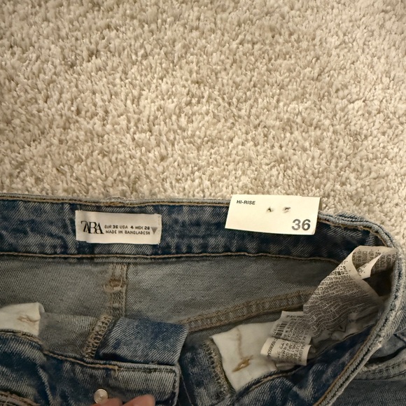 Zara High-Rise denim shorts - Picture 3 of 3